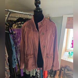 Maurices Dusty Rose Utility Jacket. Like New. M